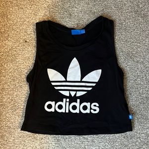 Adidas Cropped Logo Shirt